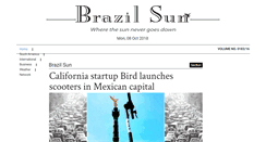 Desktop Screenshot of brazilsun.com